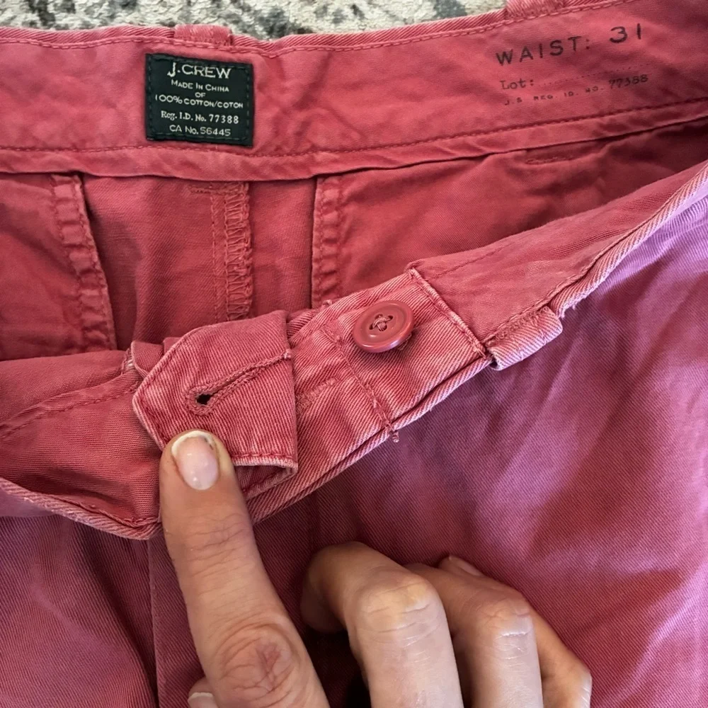 J.Crew Salmon Chino Shorts | Preppy Summer Classic | 31